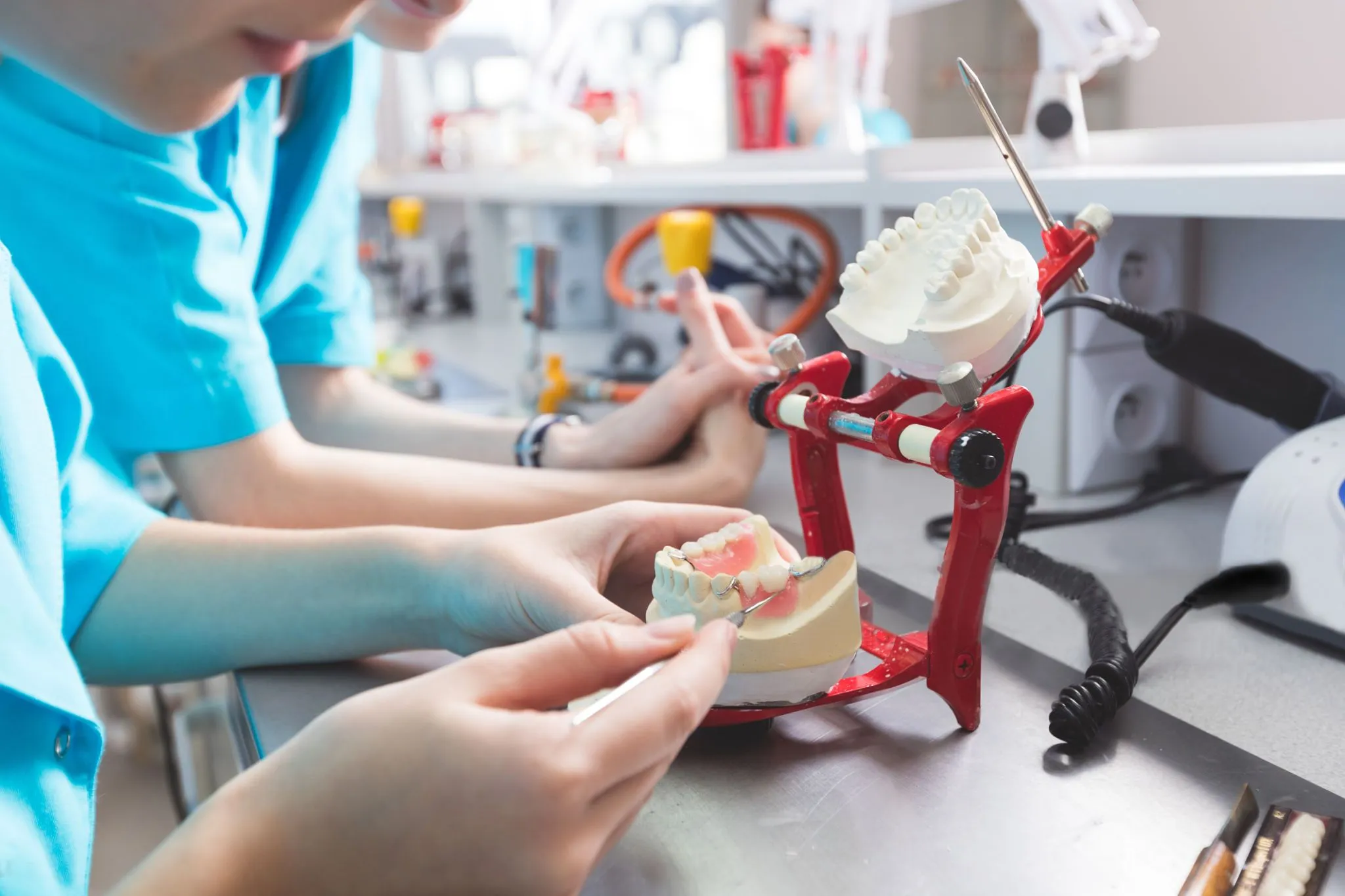 Modern dental laboratory with advanced equipment