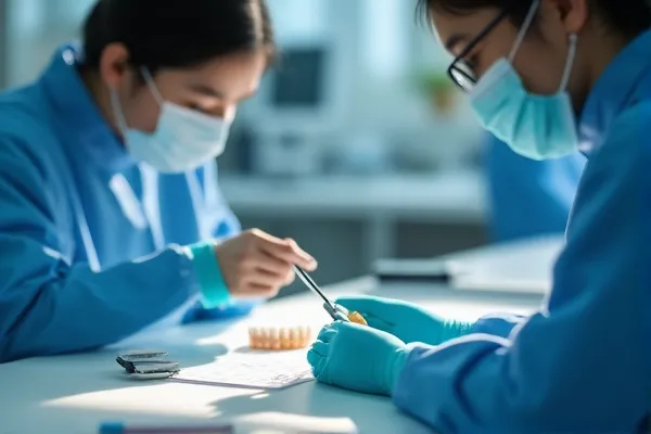 Dental-lab-quality-check-semi-precious-crowns