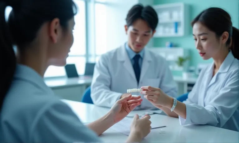 Dentist-Reviewing-Crown-Options-With-Patient