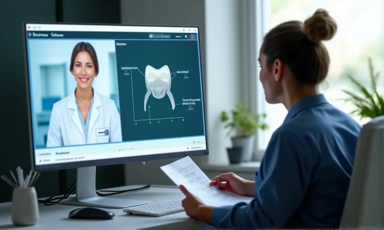 Dental-client-evaluating-lab-digital-process-questions