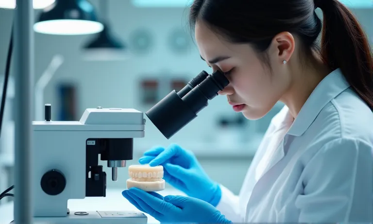 dental-lab-quality-control-technician-microscope