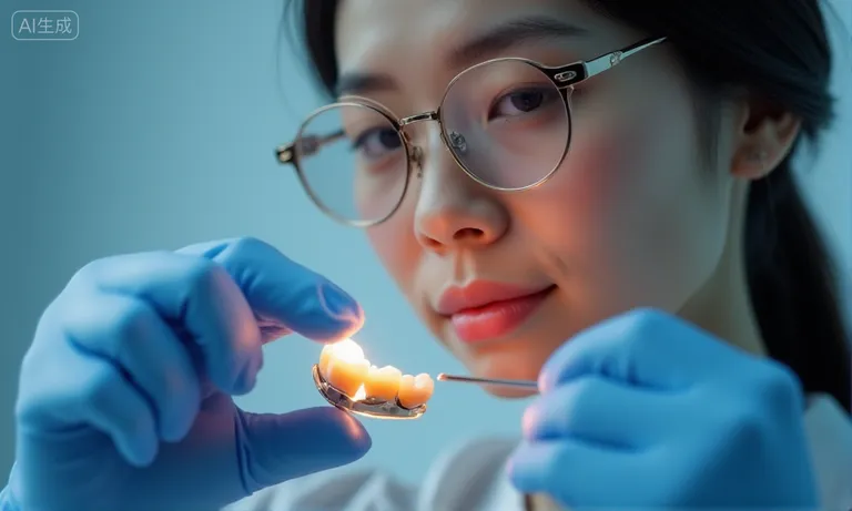 Dental-lab-PFM-restoration-metal-check